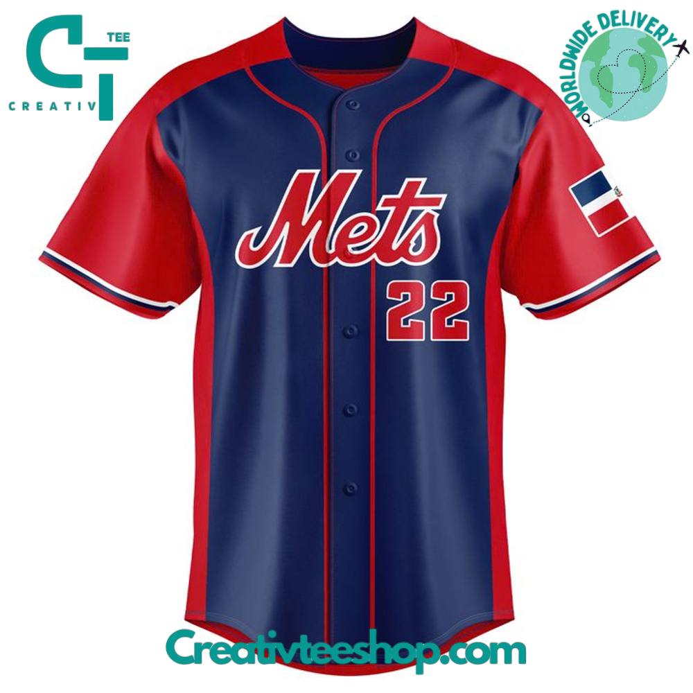 New York Mets Juan Soto Dominican Republic – Themed Special Baseball Jersey