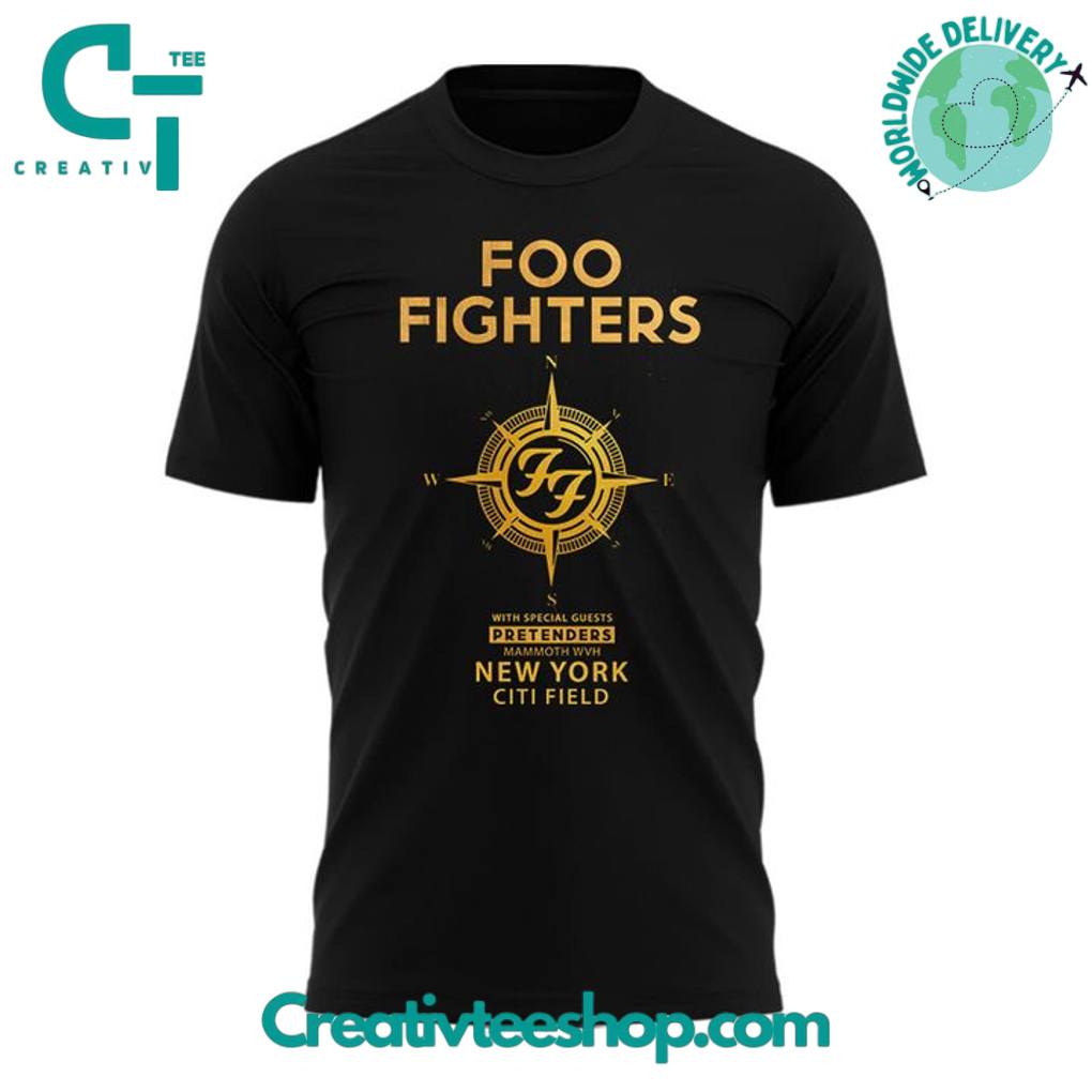 New York Mets x Foo Fighters Tour 2025 Shirt