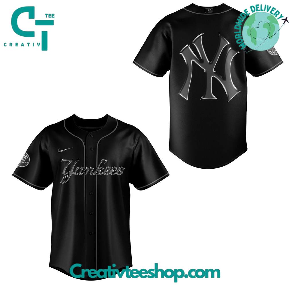 New York Yankees “Back to Black” Special Baseball Jersey