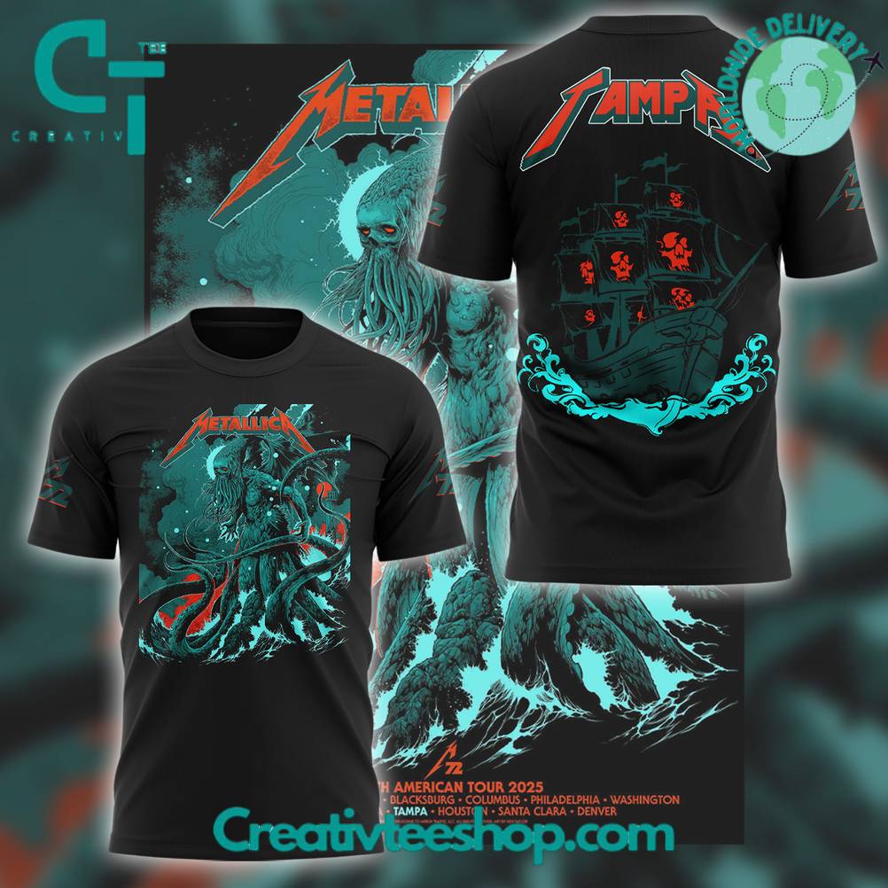 Metallica M72 World Tour Tampa Special Tee