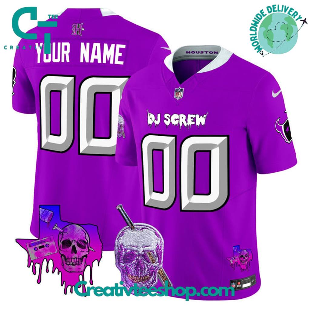 Houston Texans x DJ Screws Special Edition Football Jersey