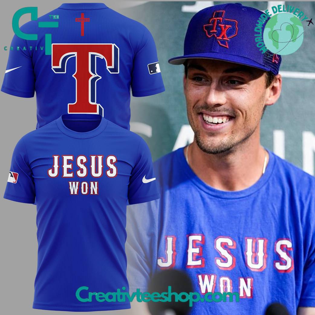 Texas Rangers x JESUS WON Special Tee