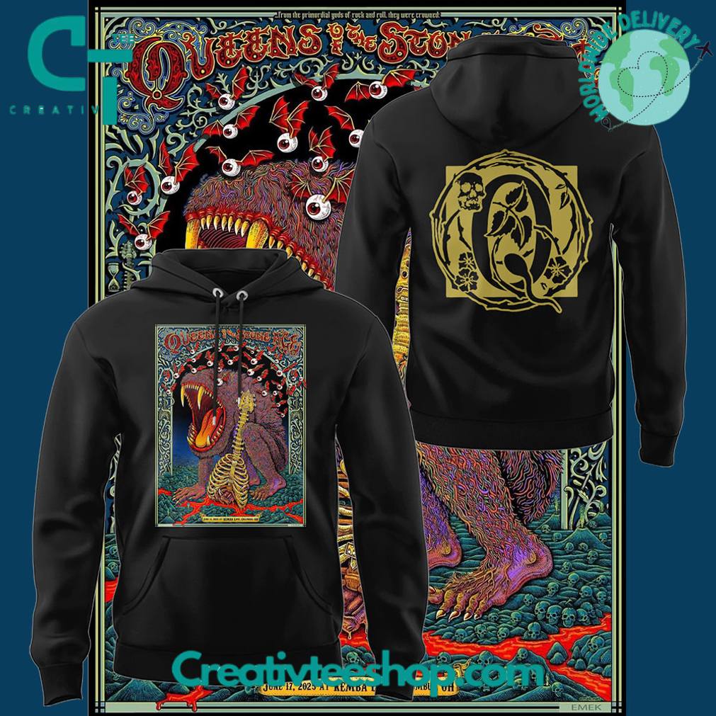 Queens of the Stone Age World Tour 2025 In Columbus Special Hoodie