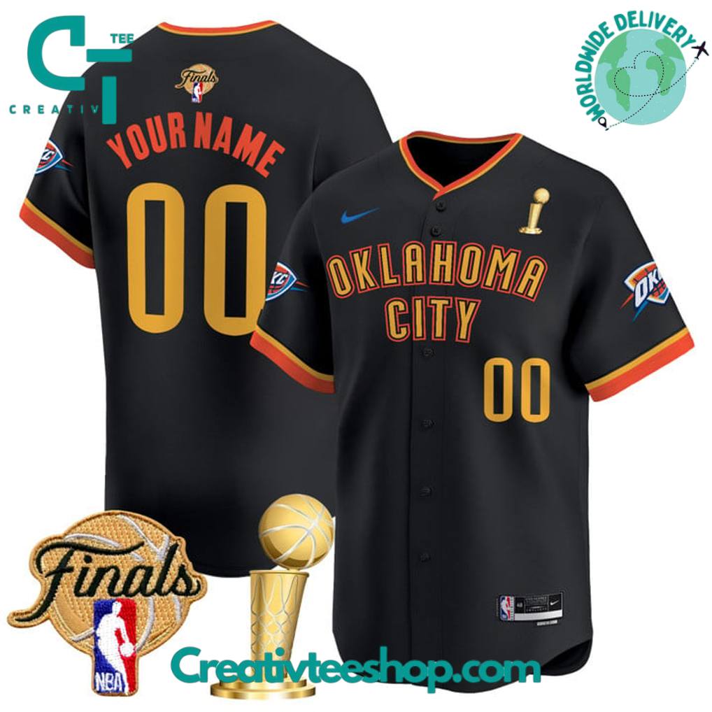 Oklahoma City Thunder 2025 Champions Special Edition Baseball Jersey