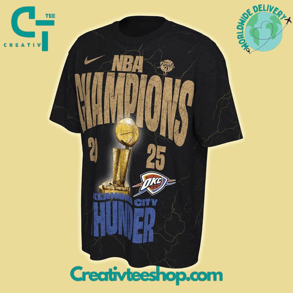 Oklahoma City Thunder 2025 NBA Champions “Won for the City” Limited Edition Shirt
