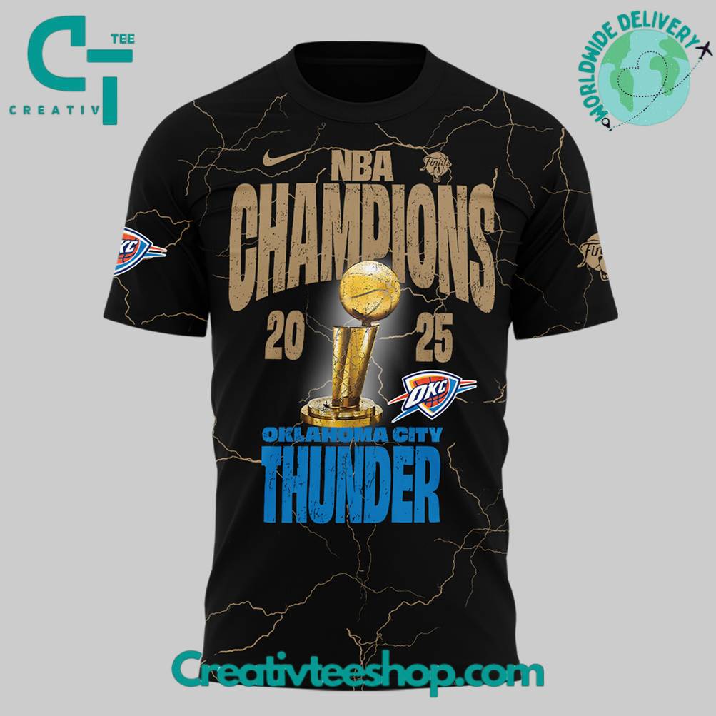 Oklahoma City Thunder 2025 NBA Finals Champs Shirt