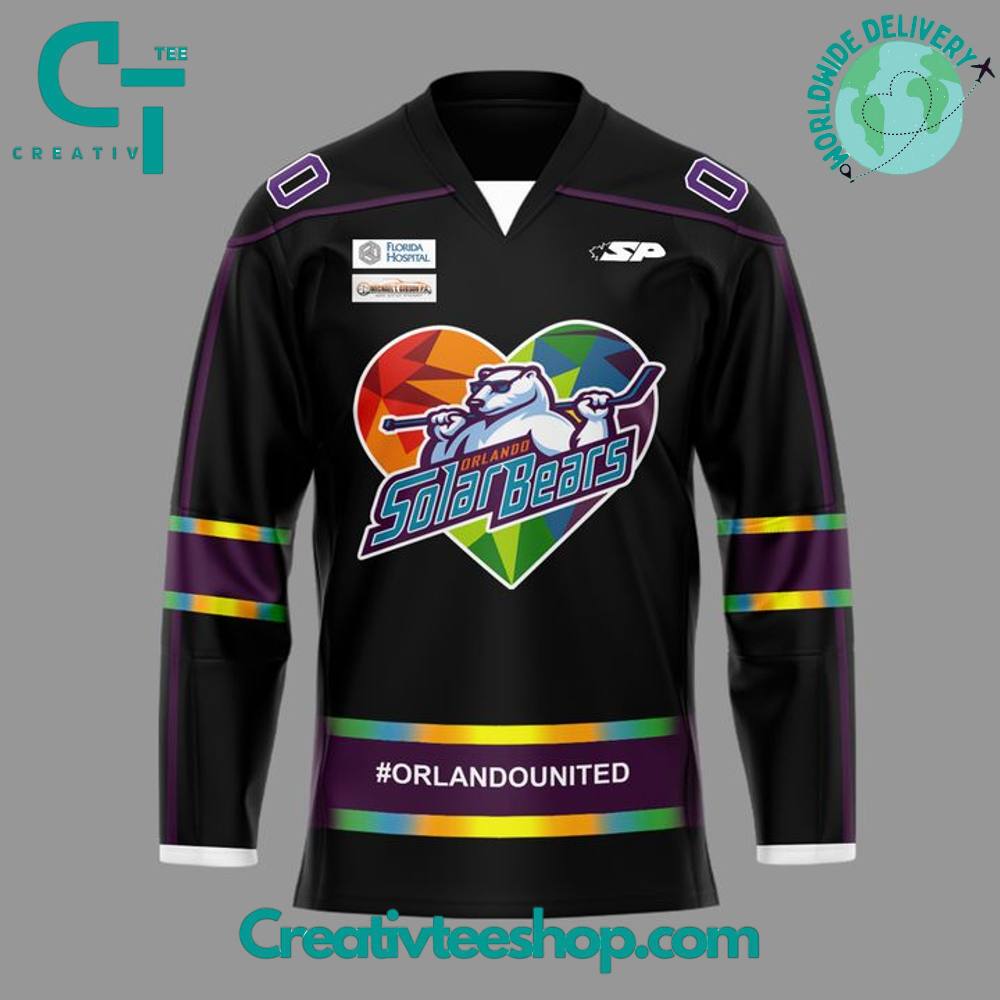 Orlando Solar Bears Happy Pride Night 2025 Personalized Hockey Jersey