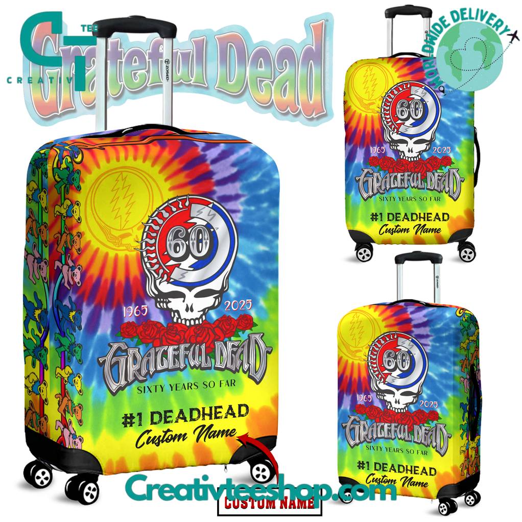 Grateful Dead 60th Anniversary Custom Luggage Cover