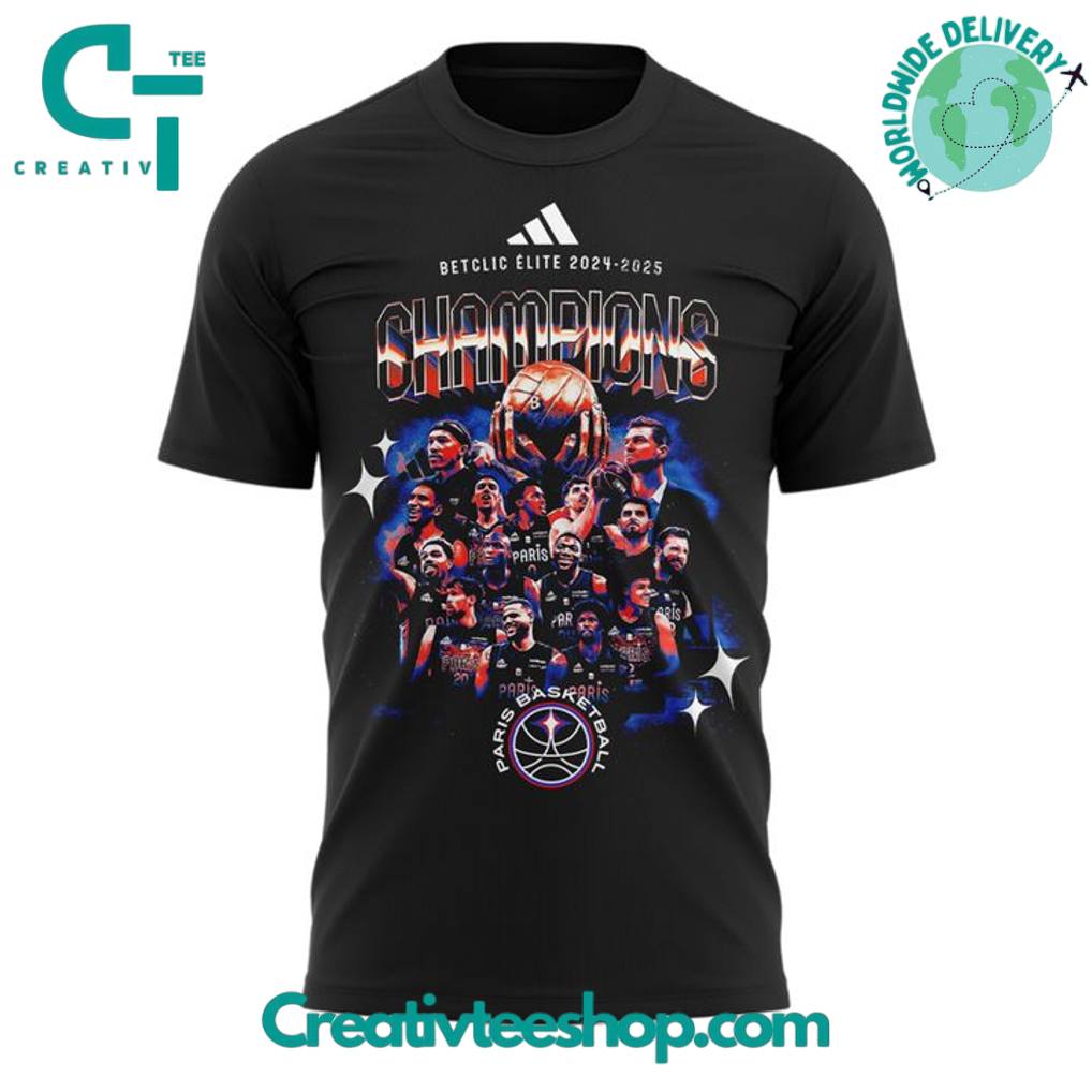 Paris Basketball 2025 Champions de France Special Tee