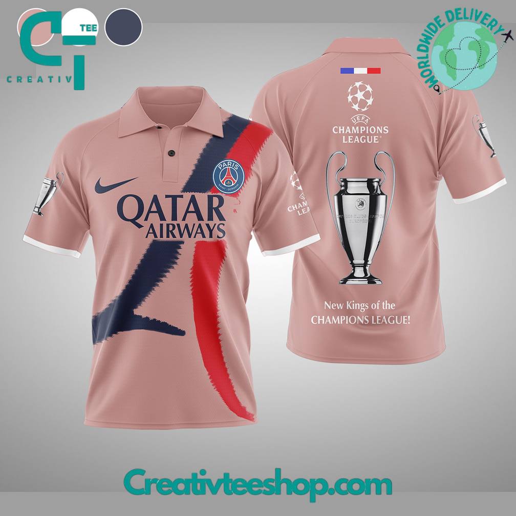 Paris Saint Germain “New King of Champions League” Special Polo Shirt
