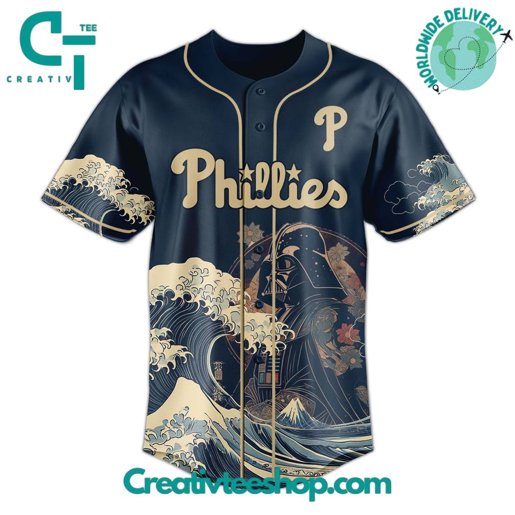 Philadelphia Phillies x Lord Vader Japan Edition 2025 Baseball Jersey
