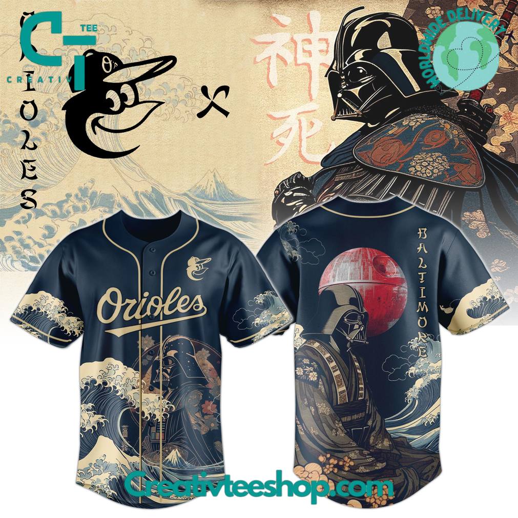 Baltimore Orioles x Lord Vader Japan Edition 2025 Baseball Jersey