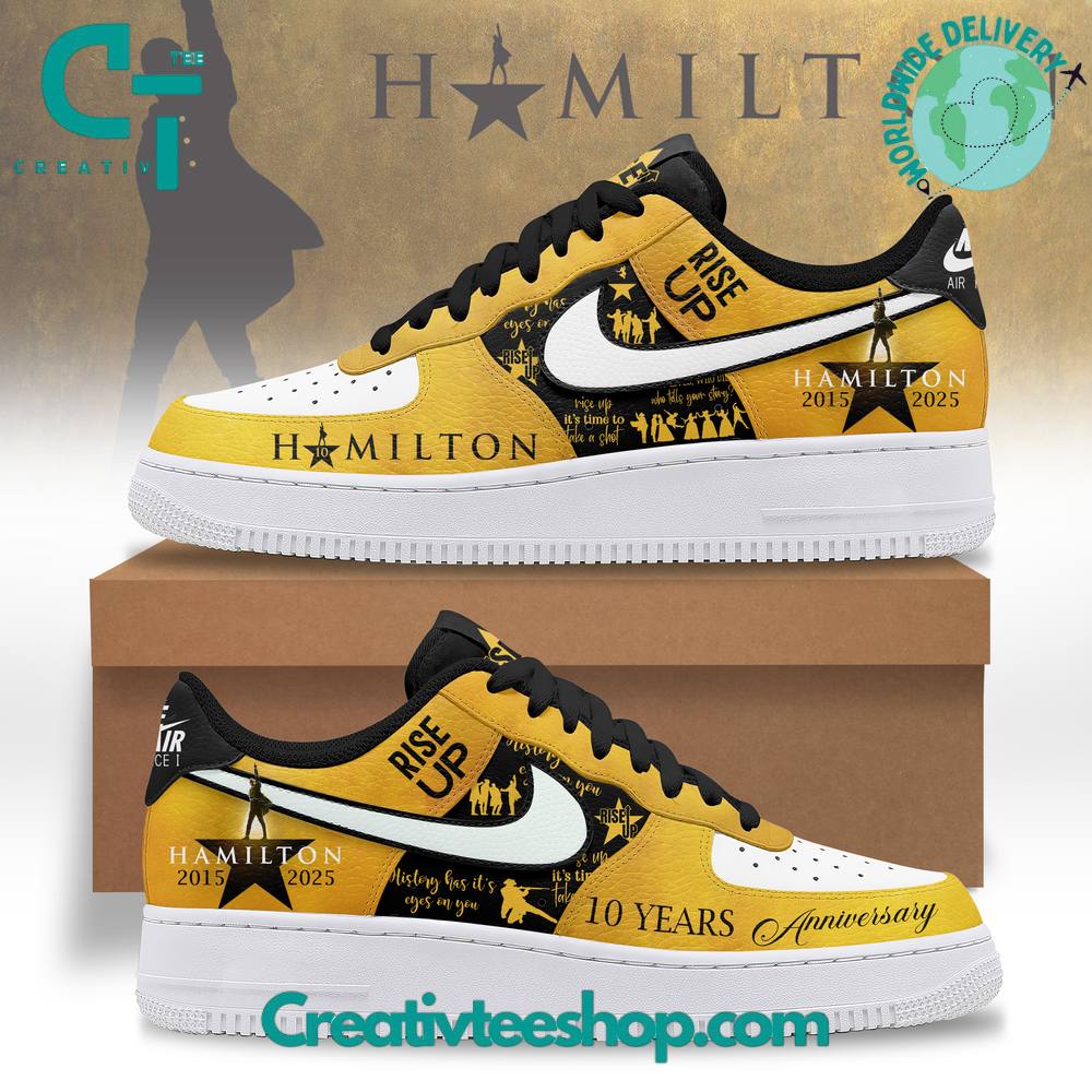 Hamilton 10 Years Anniversary “Rise Up” Special Air Force 1 Sneaker