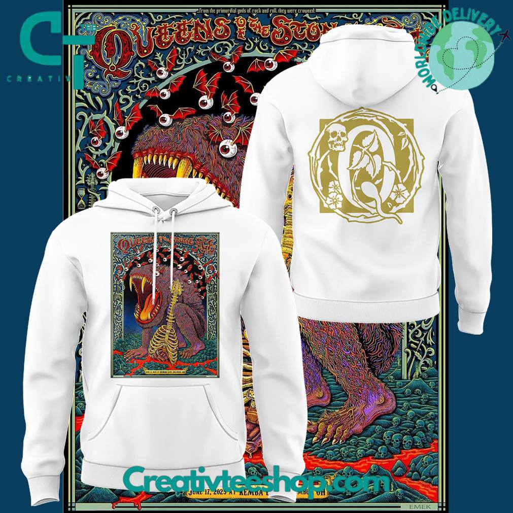 Queens of the Stone Age World Tour 2025 In Columbus Special Hoodie
