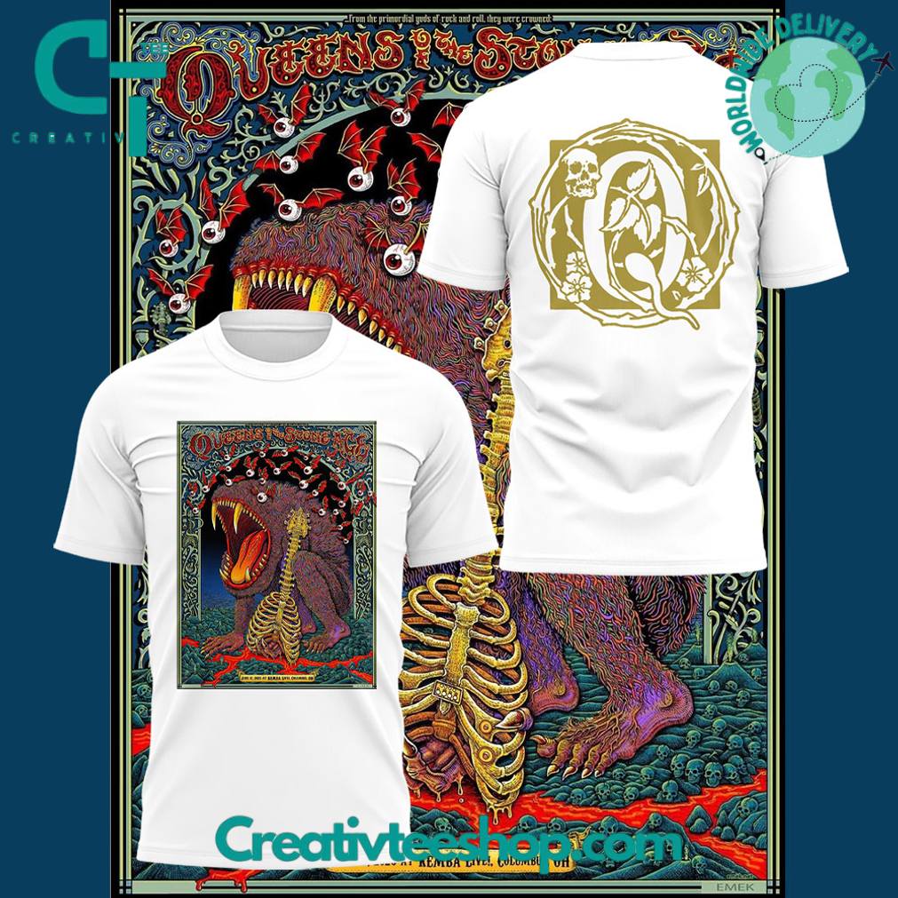 Queens of the Stone Age World Tour 2025 In Columbus Special Tee