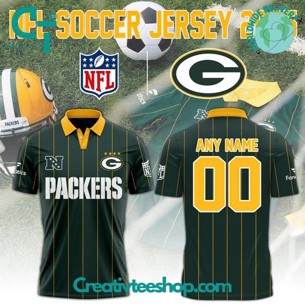Green Bay Packers NFL 2025 Football x Football Polo