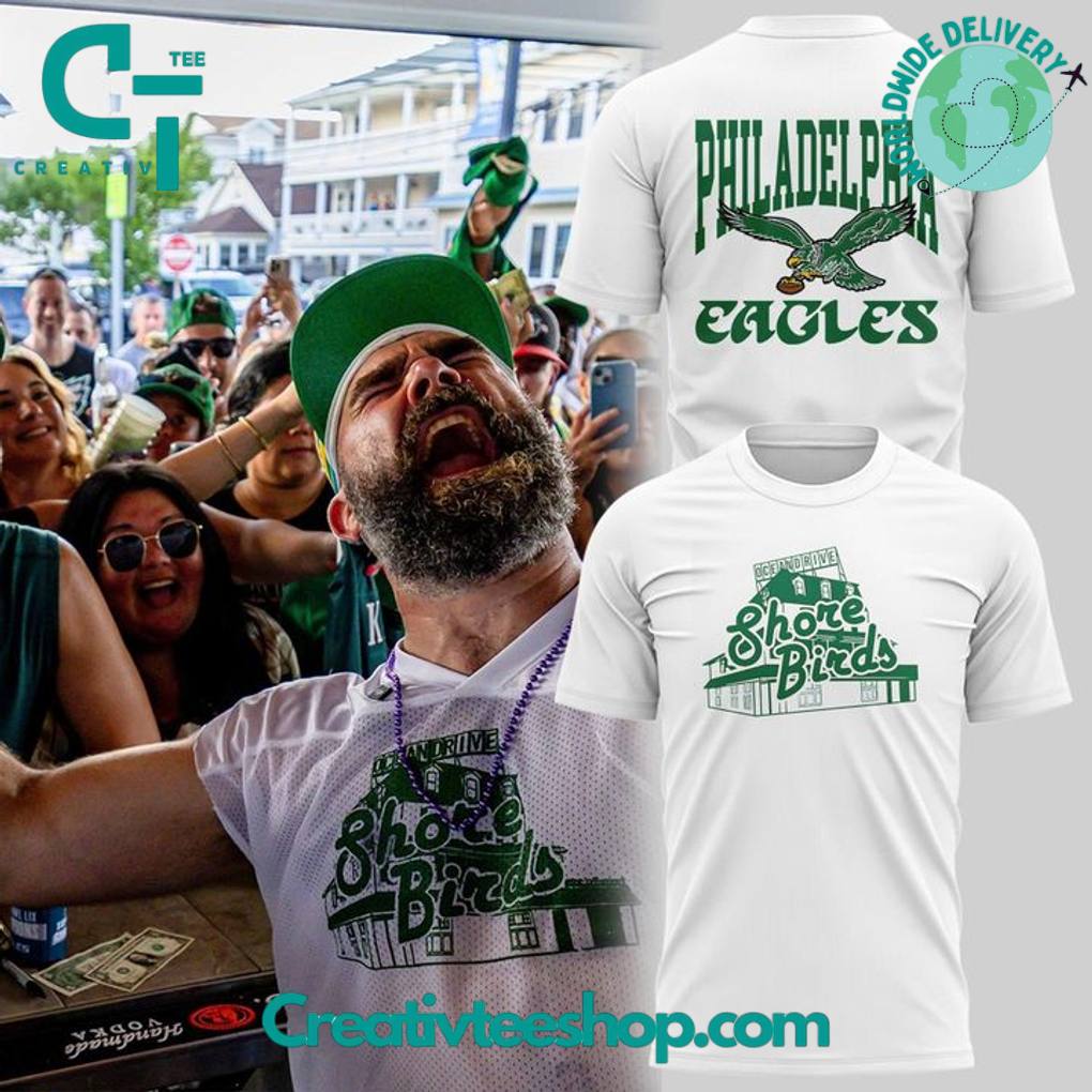 Philadelphia Eagles “Shore Birds” Special White Tee