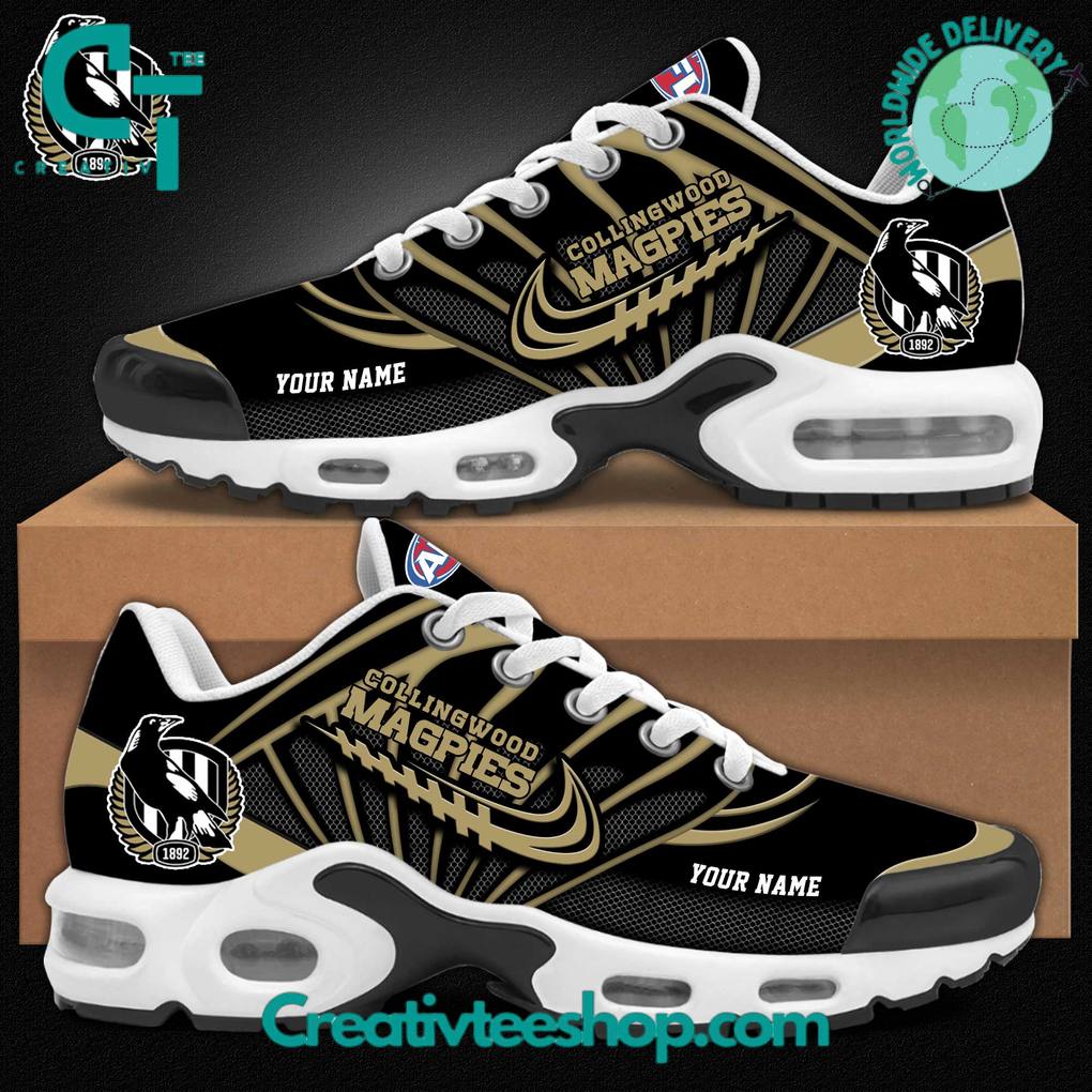 Collingwood Magpies AFL 2025 Personalized Air Max Shoes