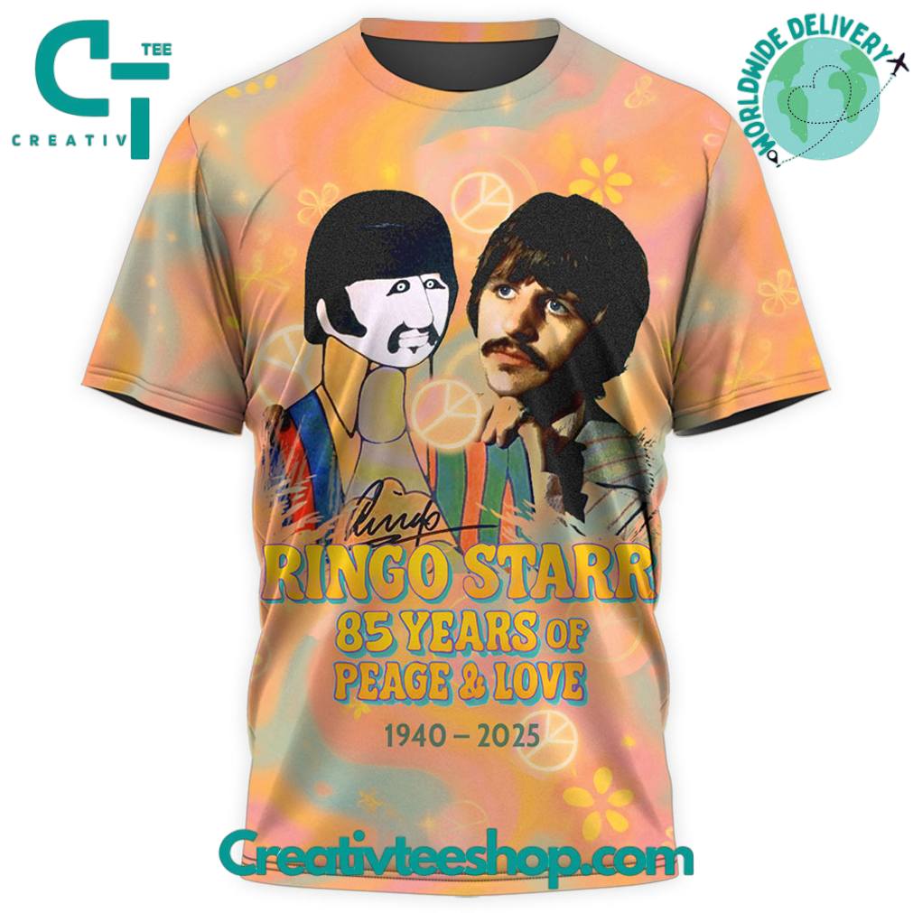 Ringo Starr 85 Years of Peage & Love Special Tee