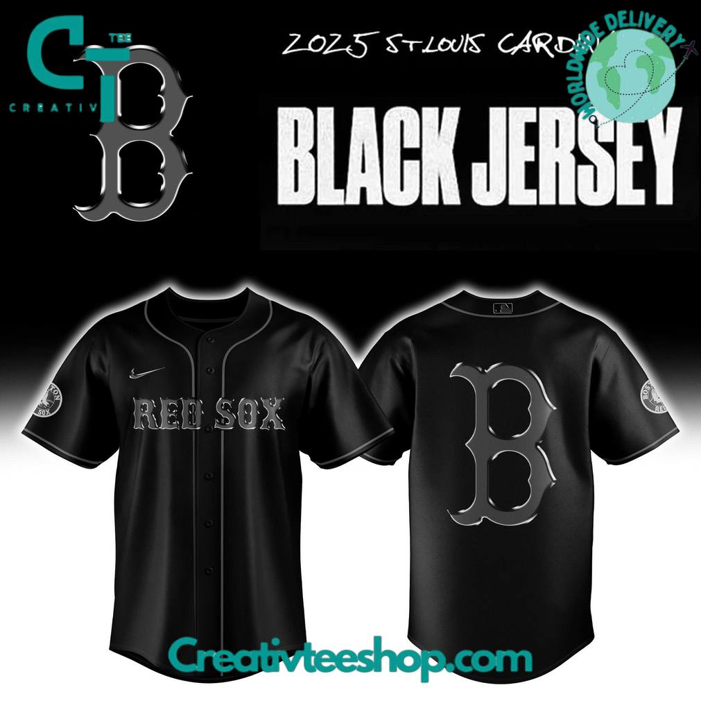 Boston Red Sox “Back to Black” Special Baseball Jersey
