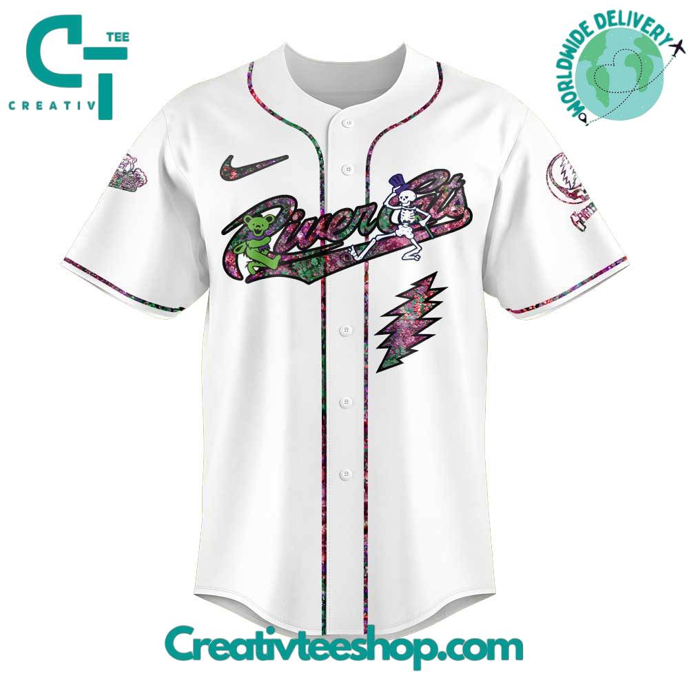 Sacramento River Cats Grateful Dead Night Special Baseball Jersey