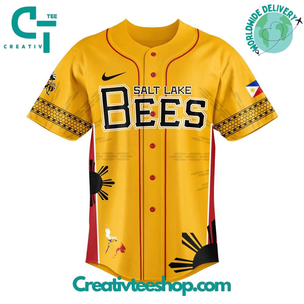 Salt Lake Bees Filipino Heritage Night Special Baseball Jersey