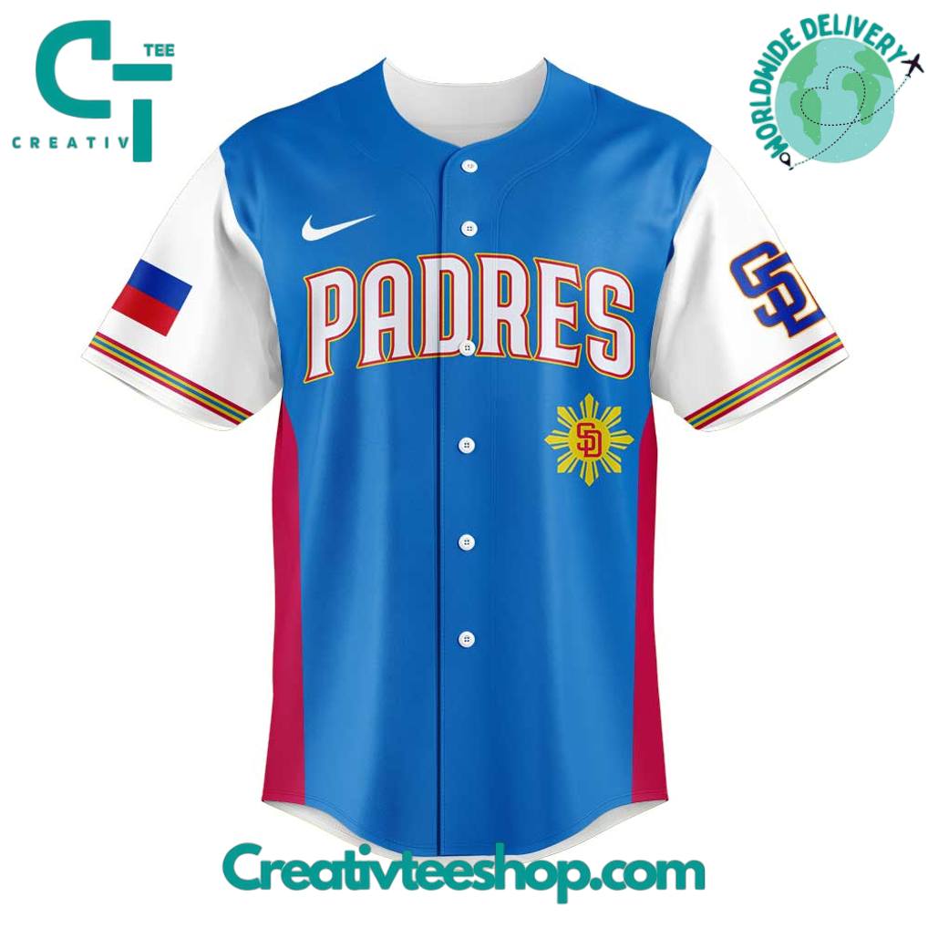 San Diego Padres Celebrating Filipino Heritage Night Limited Edition Baseball Jersey