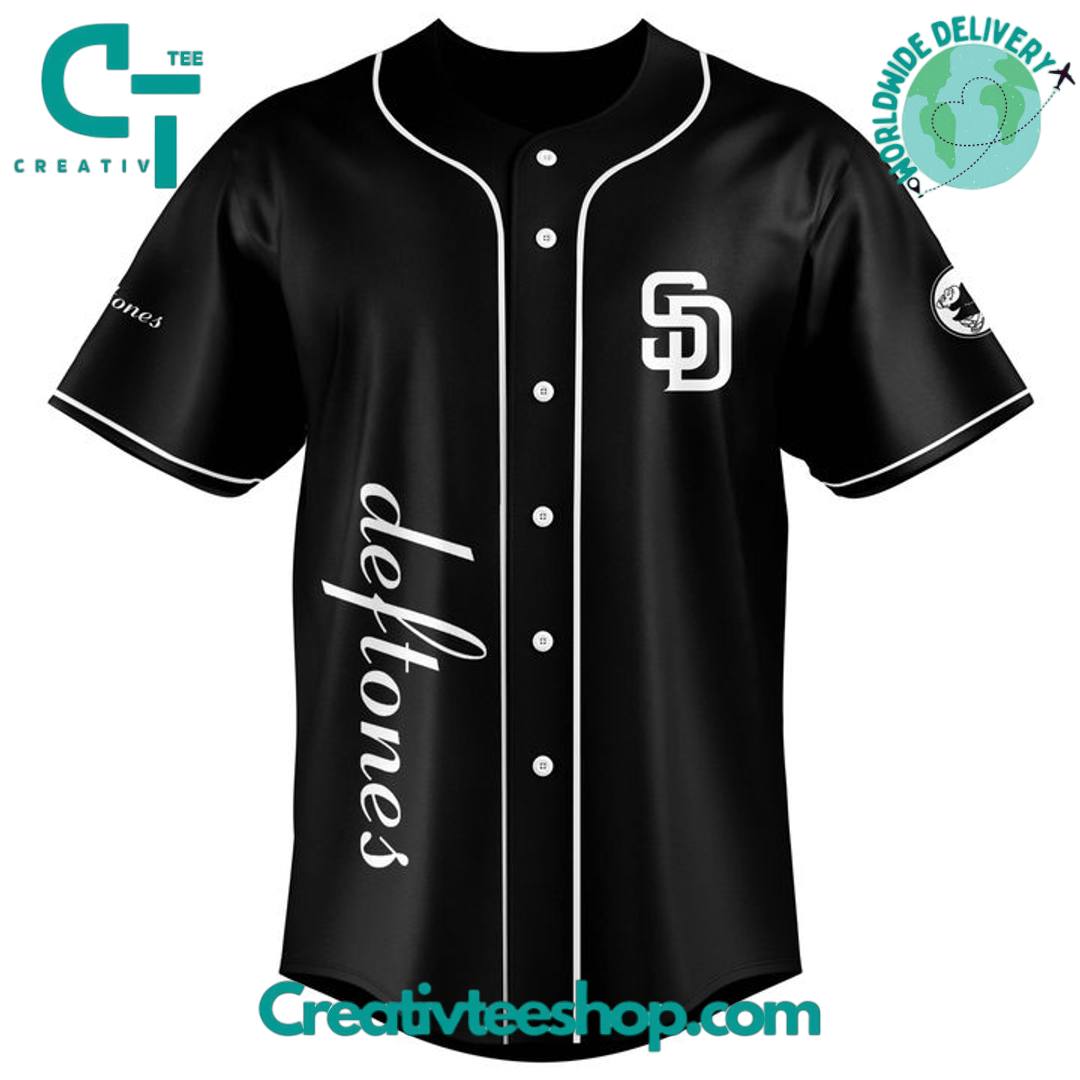 San Diego Padres Dia de los DEFTONES Special Baseball Jersey
