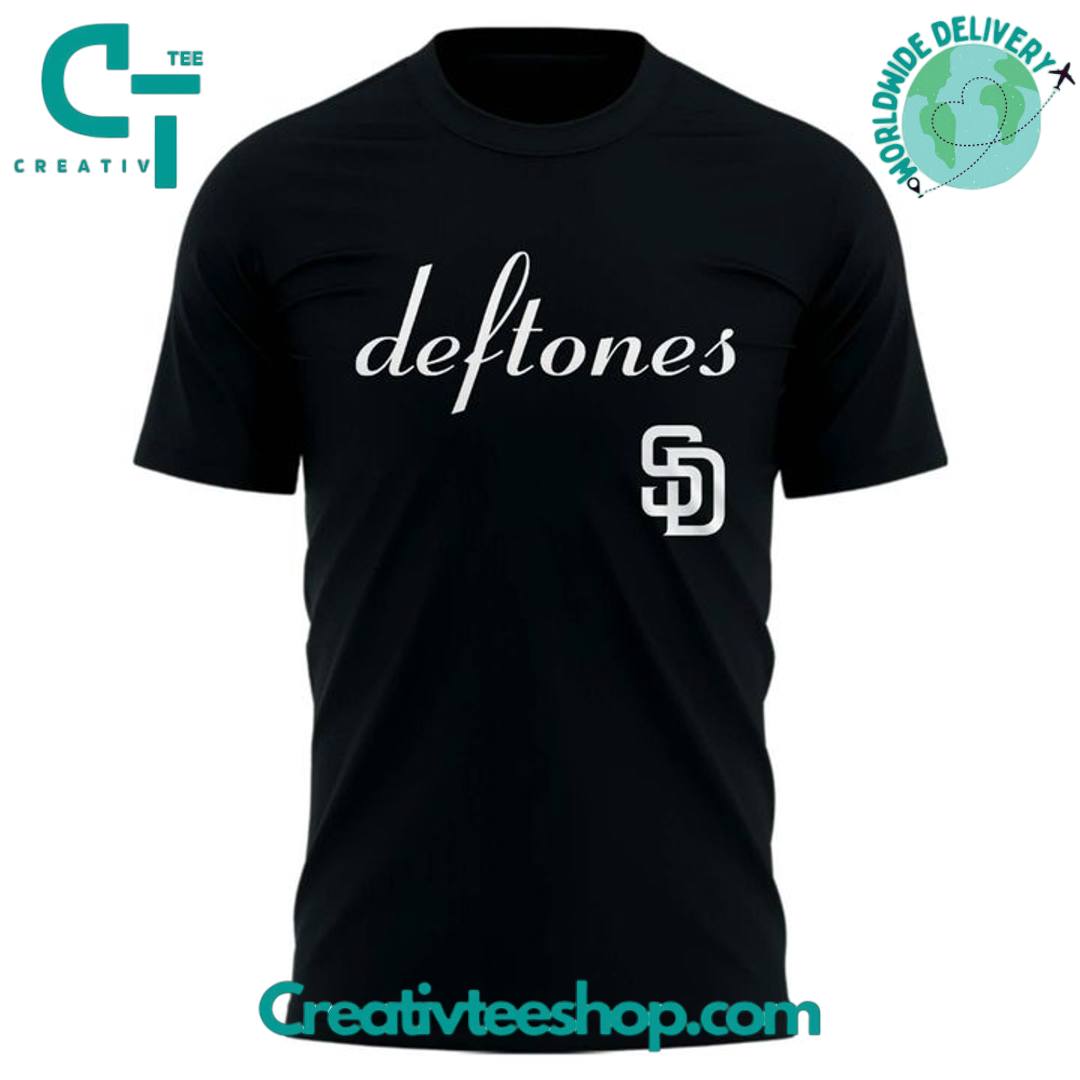 San Diego Padres Dia de los DEFTONES Special Black Tee