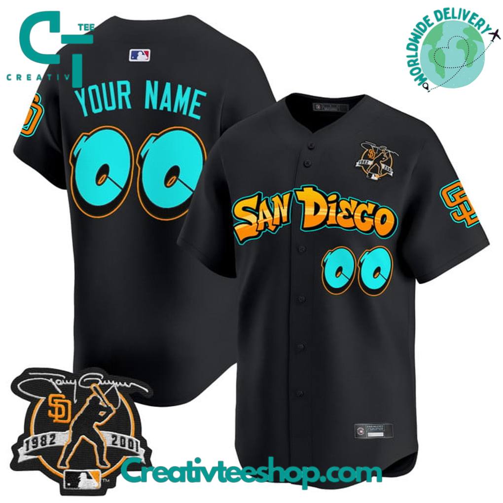 San Diego Padres Graffiti Barrio Edition Special Baseball Jersey