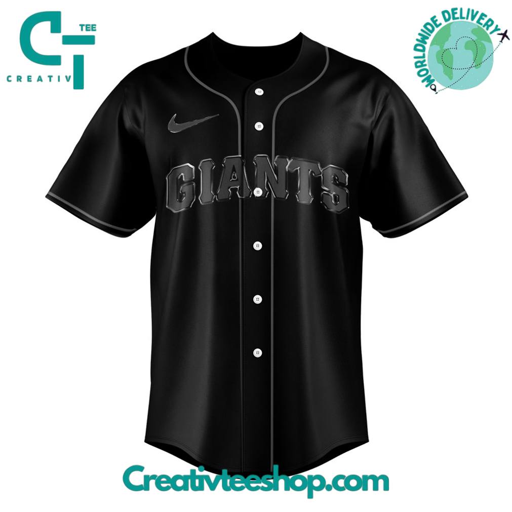San Francisco Giants “Back to Black” Special Baseball Jersey