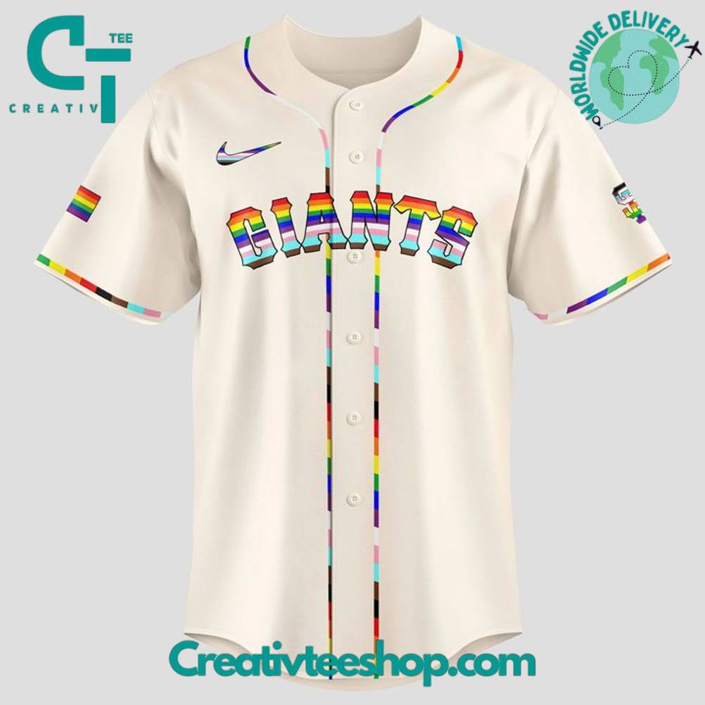 San Francisco Giants Celebrate Pride Month 2025 Special Baseball Jersey