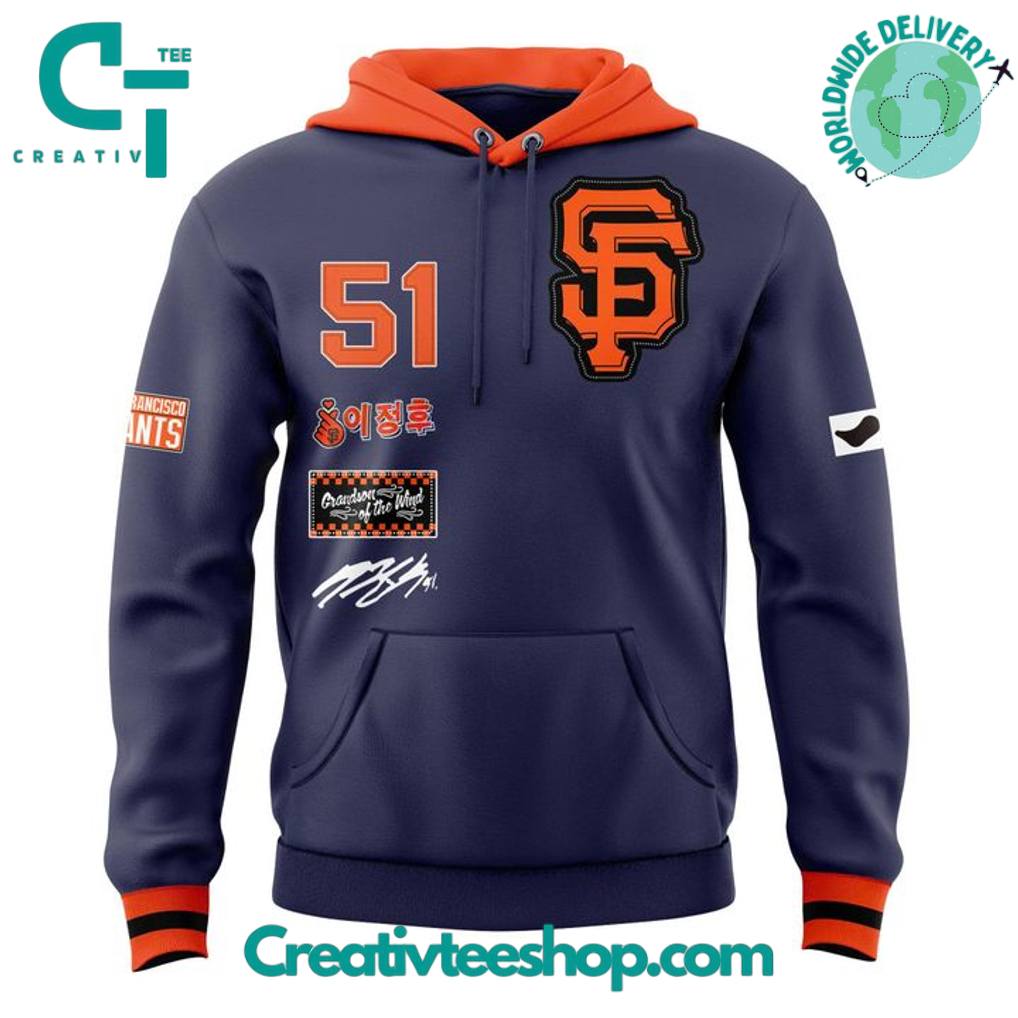 San Francisco Giants x Junghoo Lee 51 Special Hoodie