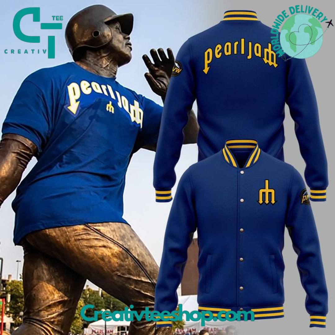 Seattle Mariners Pearl Jam Ten Club Night Special Baseball Jacket
