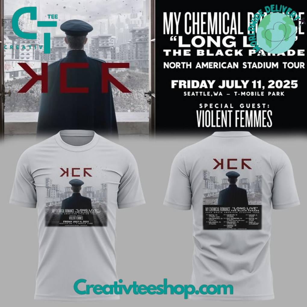 Seattle Mariners x My Chemical Romance “Long Live The Black Parade Tour” Special Tee
