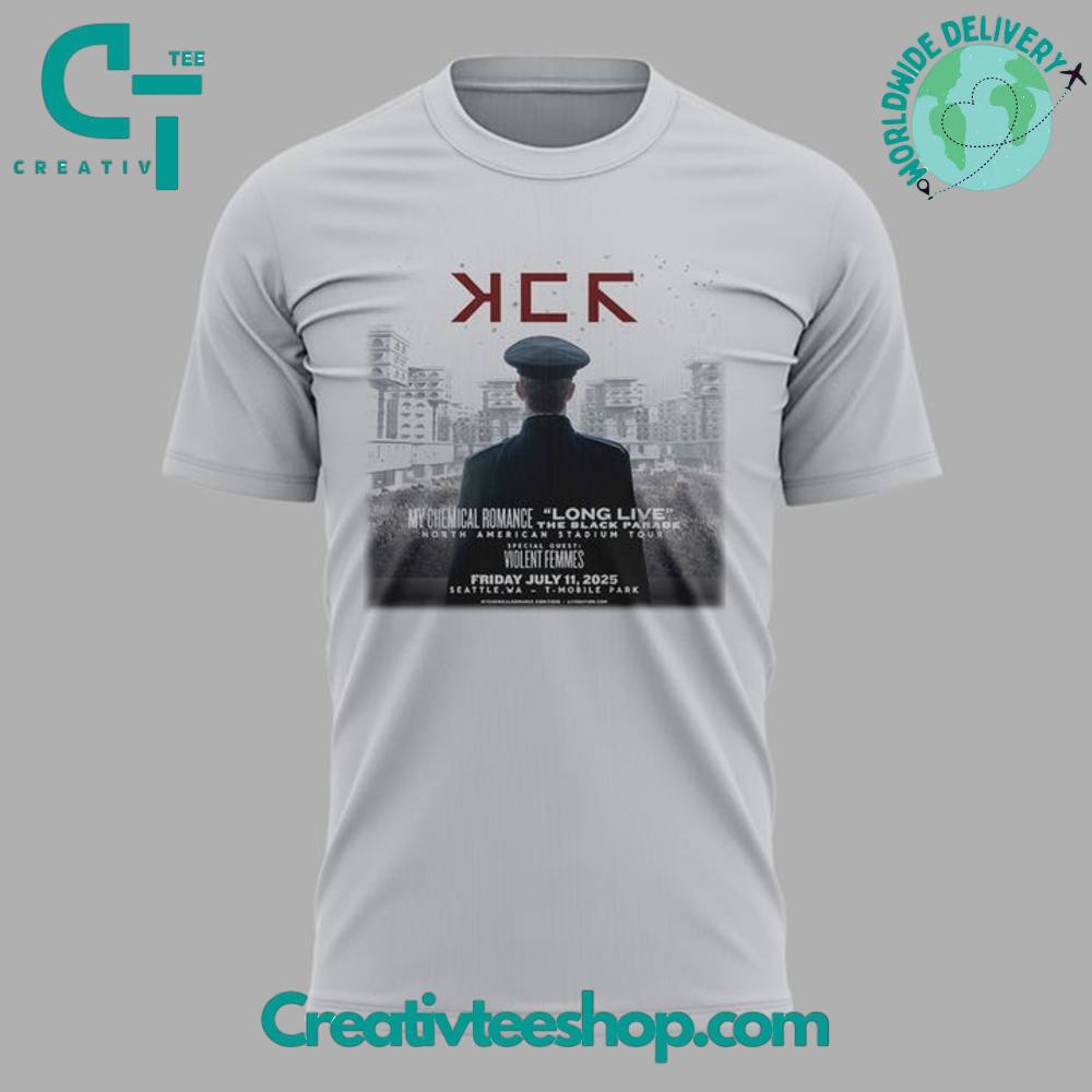 Seattle Mariners x My Chemical Romance “Long Live The Black Parade Tour” Special Tee