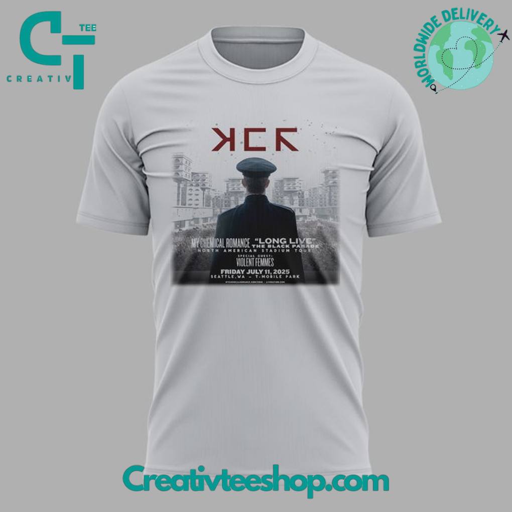 Seattle Mariners x My Chemical Romance “Long Live The Black Parade Tour” Special Tee