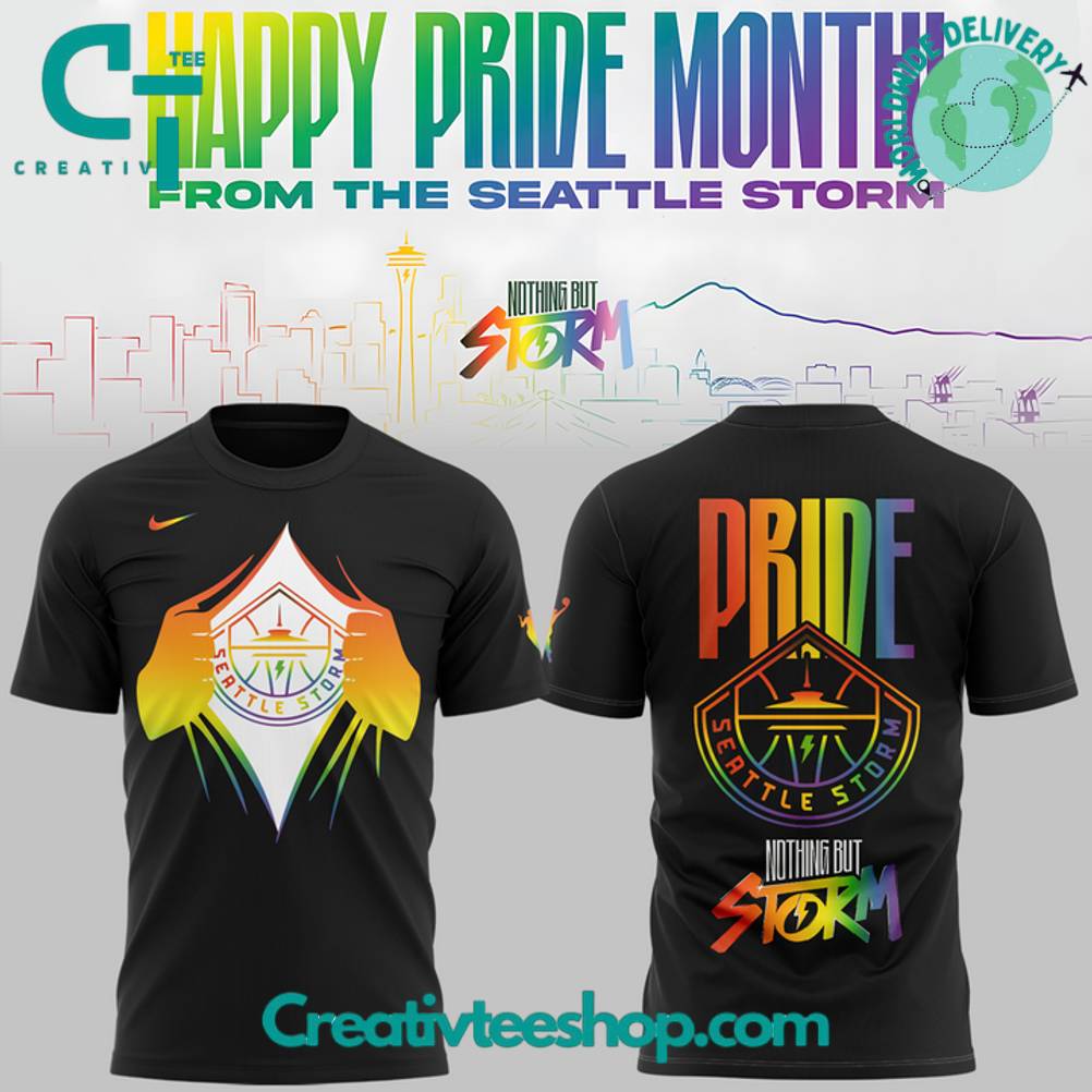 Seattle Storm Happy Pride Month 2025 Special Tee