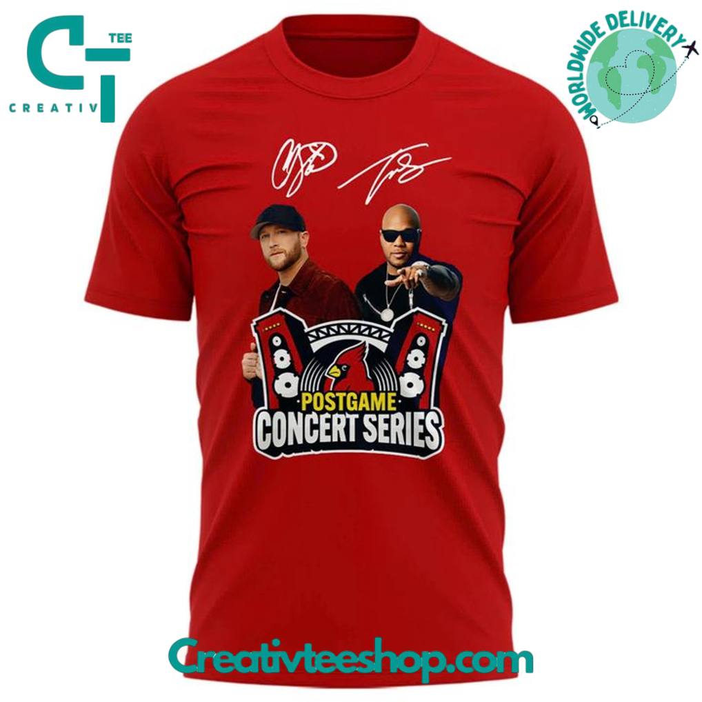 St. Louis Cardinals Postgame Concert Special Red Tee