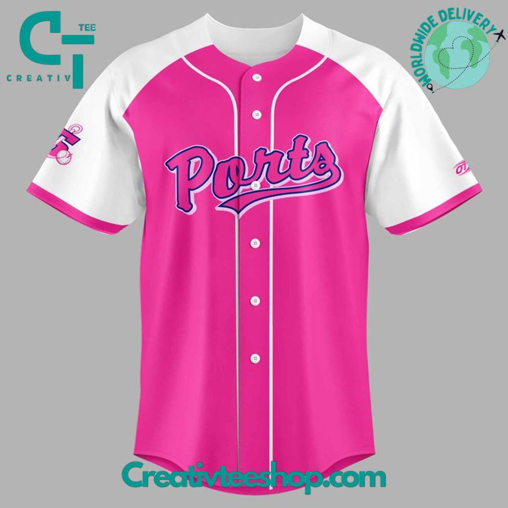 Stockton Ports x Pink Night 2025 Personalized Baseball Jersey