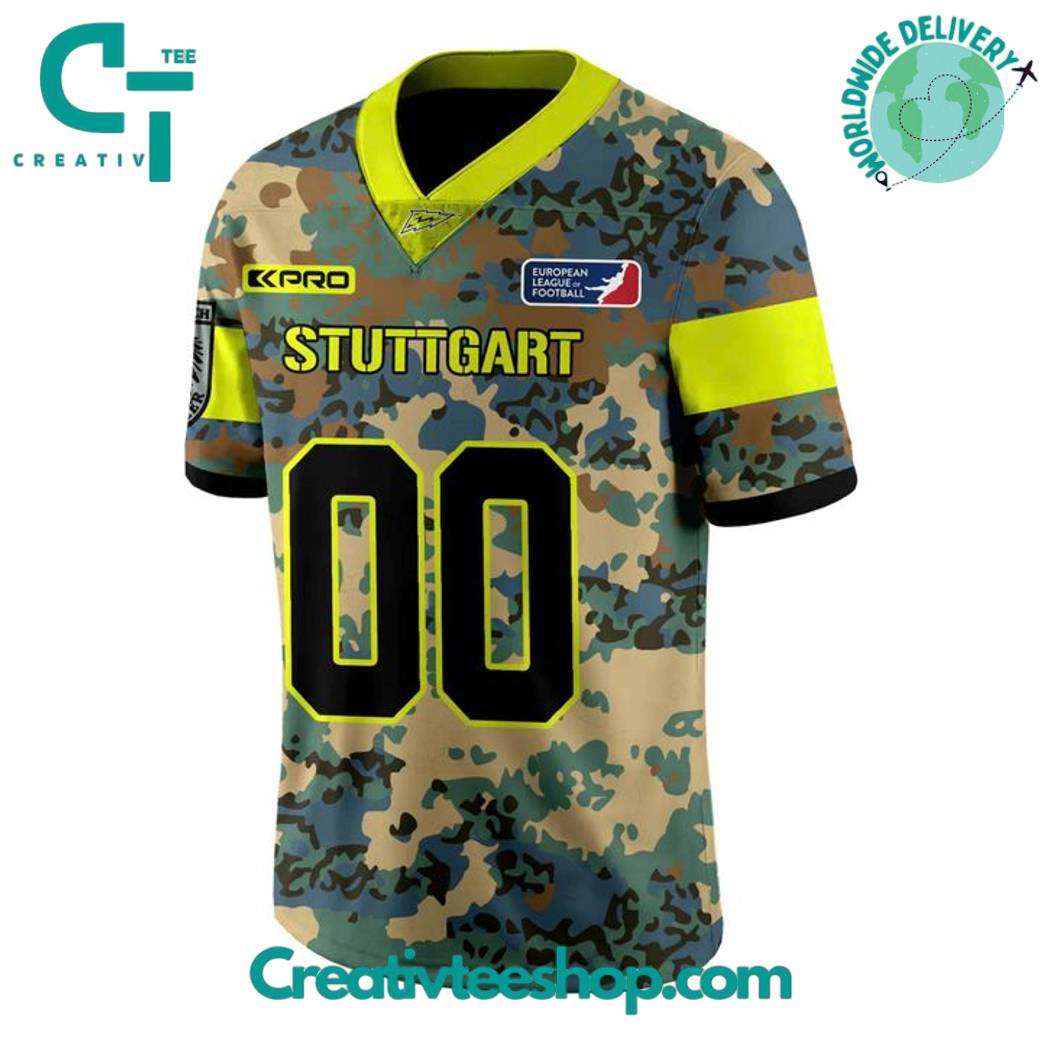 Stuttgart Surge Bundeswehr 2025 Personalized Football Jersey