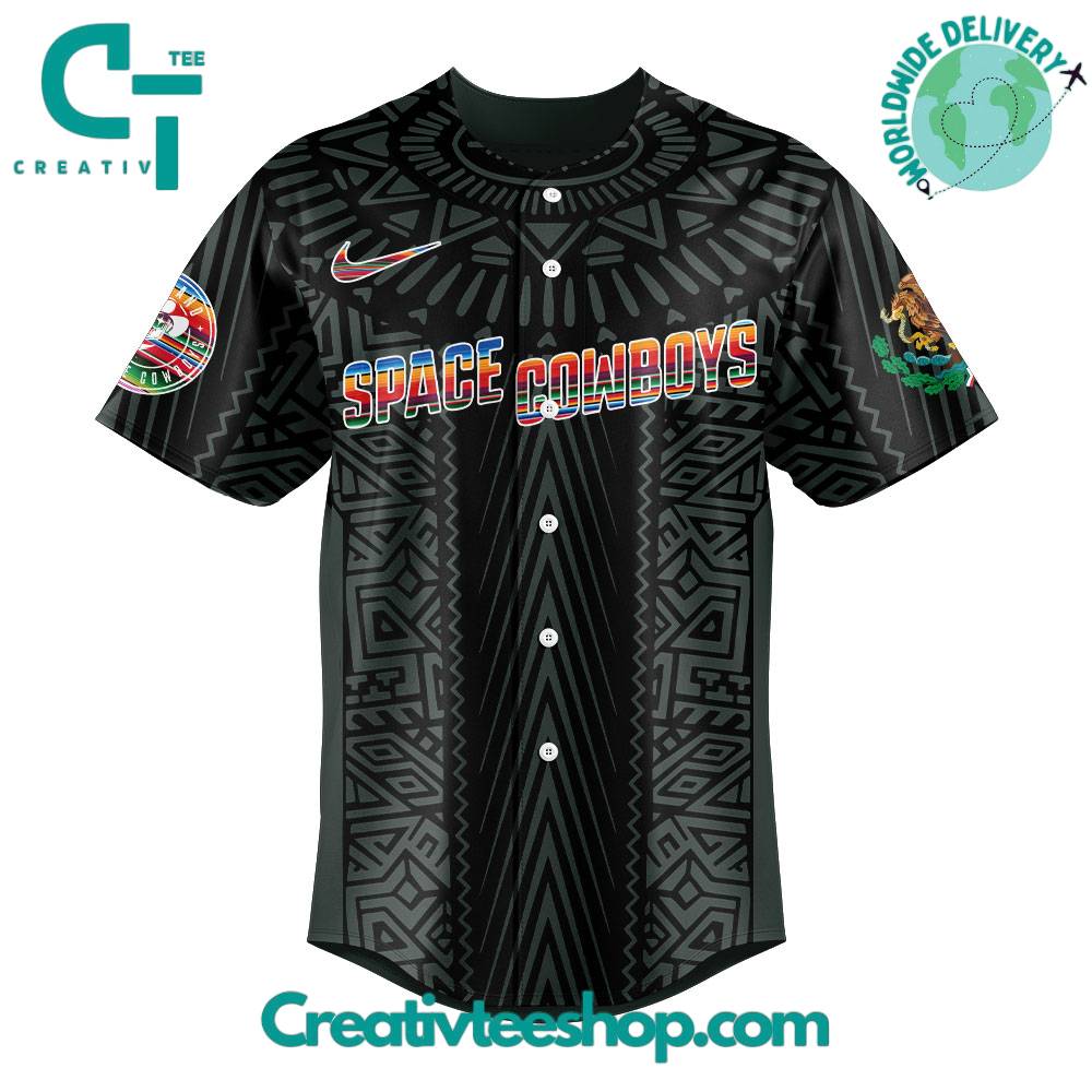 Sugar Land Space Cowboys Mexican Heritage Night Special Baseball Jersey