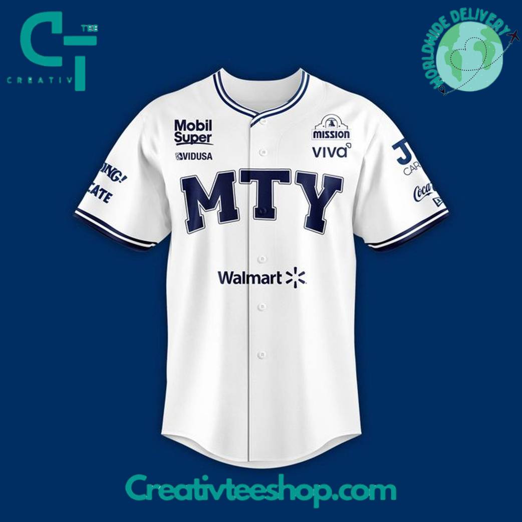 Sultanes de Monterrey World Cup Fusion Personalized Baseball Jersey
