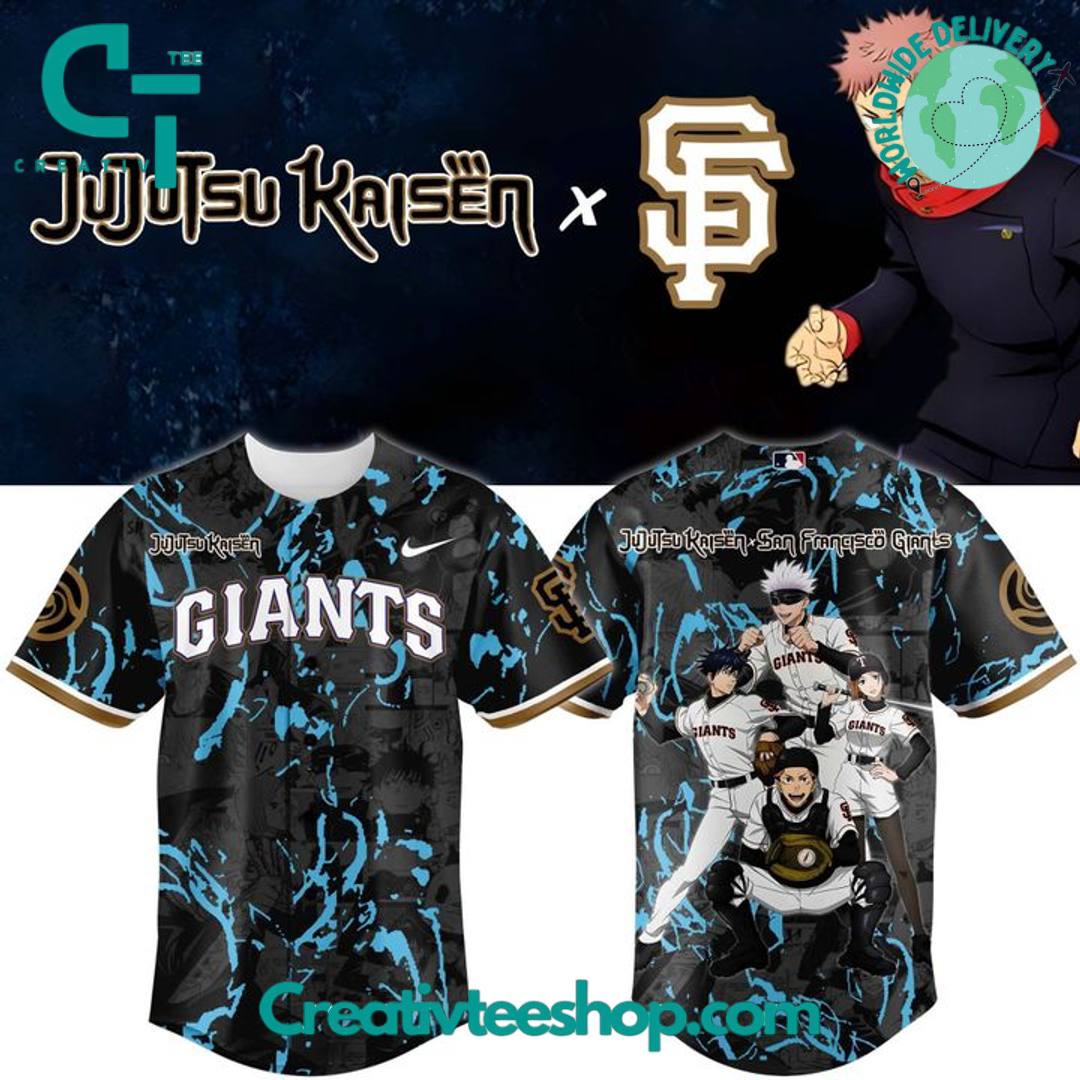 San Francisco Giants x Jujutsu Kaisen Night 2025 Special Baseball Jersey