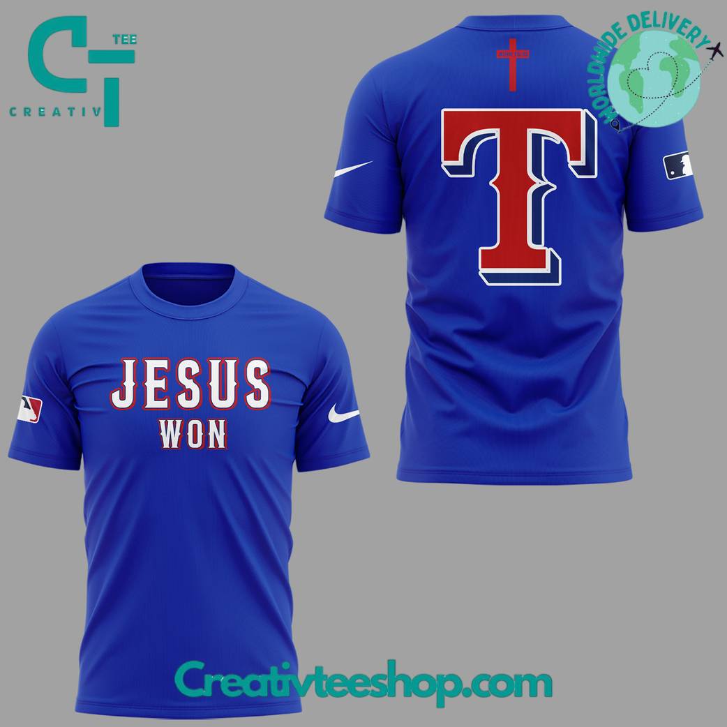 Texas Rangers x JESUS WON Special Tee