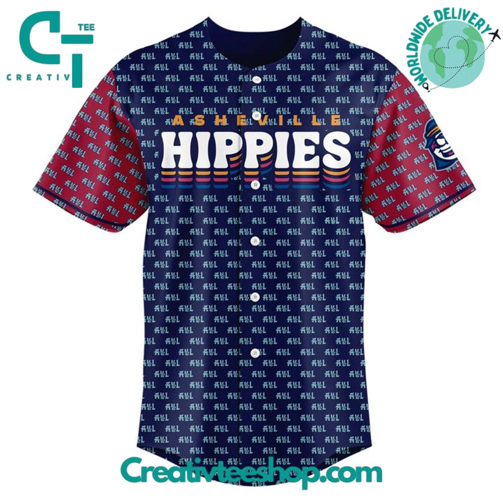 The Asheville Tourists Hippies Personalized Baseball Jersey