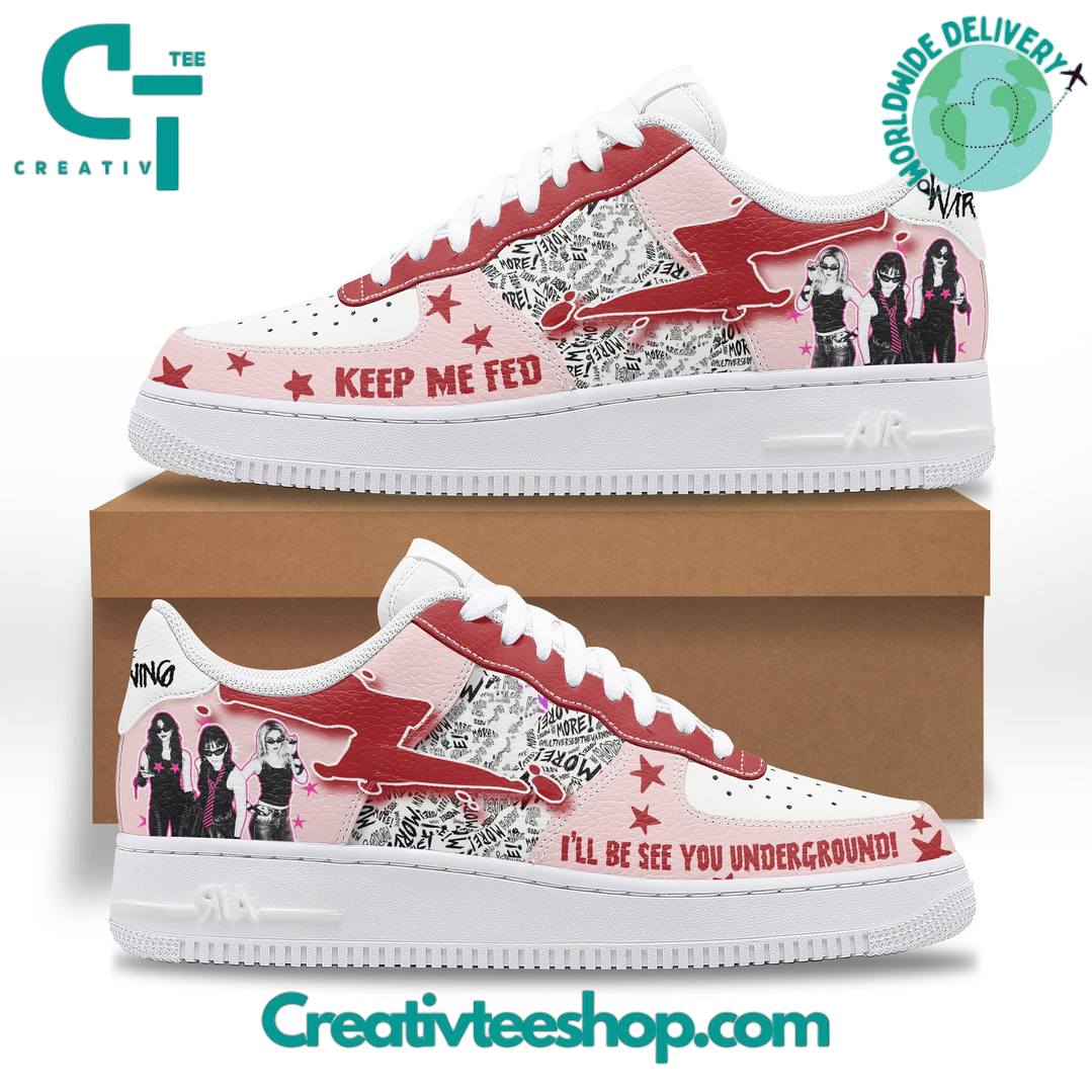 The Warning “Keep me Fed” Limited Edition Air Force 1 Sneaker