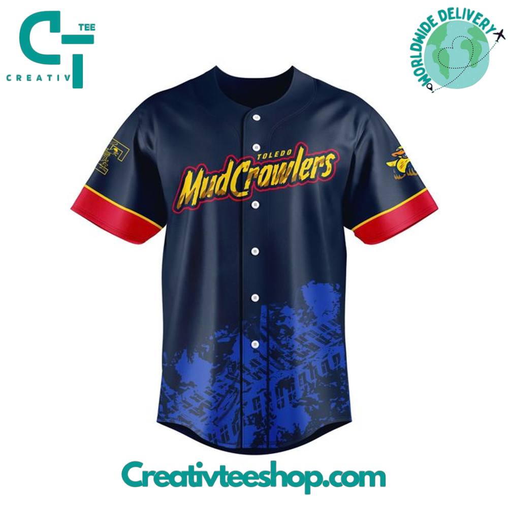 Toledo Mud Crawlers Special New Personalized Baseball Jersey