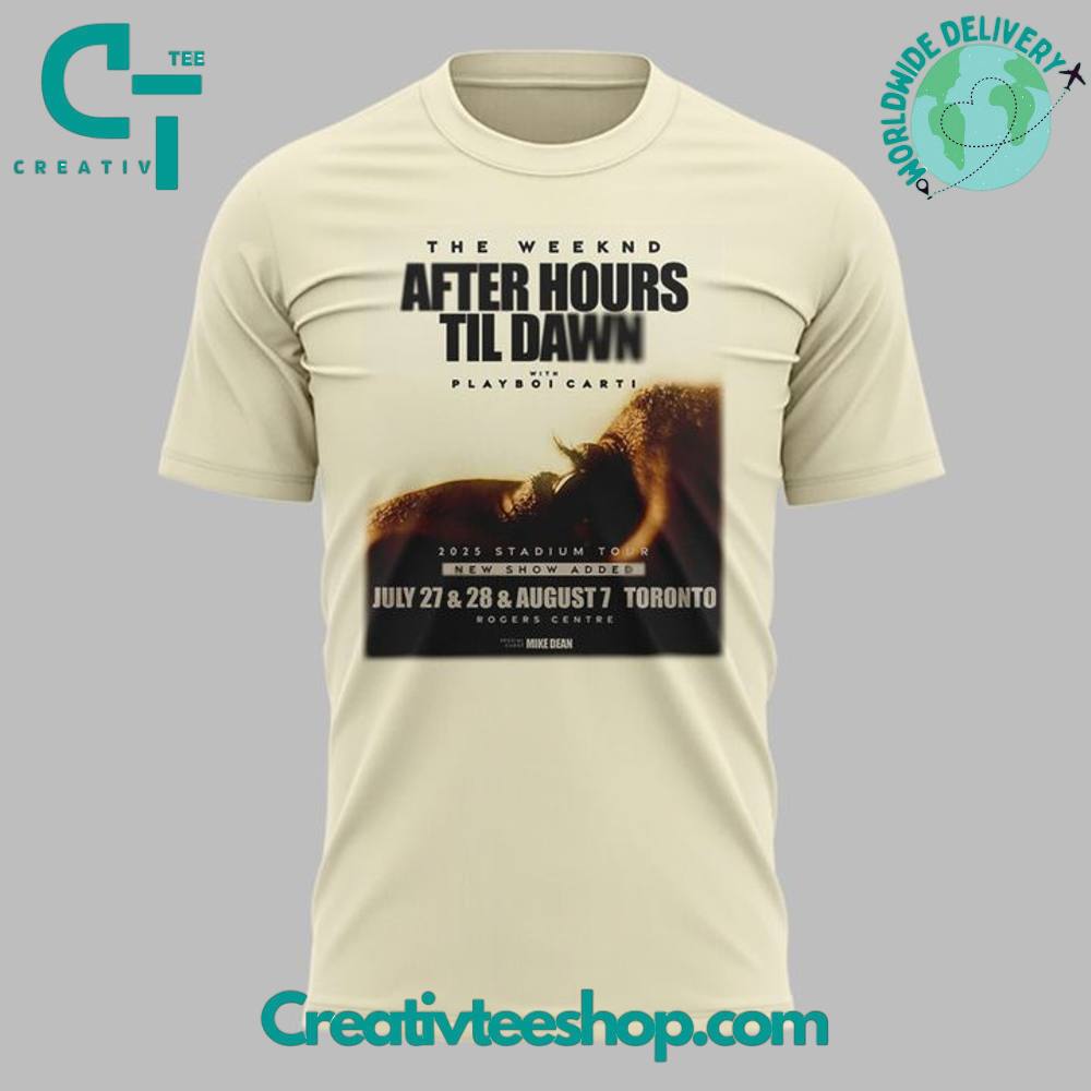 Toronto Blue Jays x The Weeknd “After Hours Til Dawn Tour” Special Edition Tee