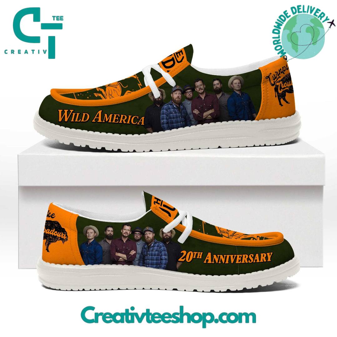 Turnpike Troubadours Wild America 20th Anniversary Loafer Shoes